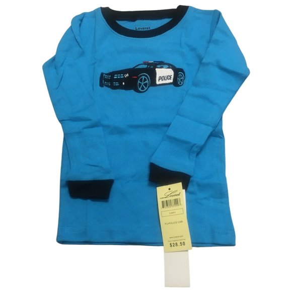 Leveret Kids & Toddler Pajamas- Boys 2 Pieces Pajamas Set-100% Cotton - Picture 2 of 6